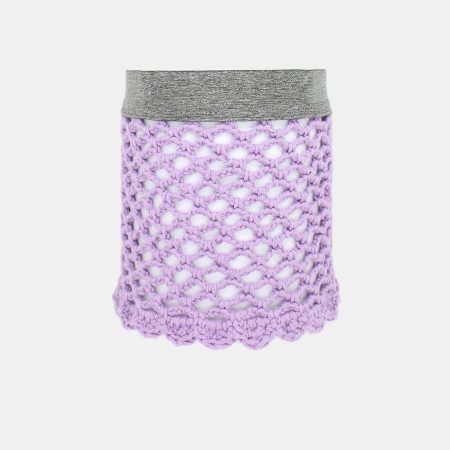 Habillage crochet violet